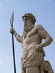 The ancient statue of Neptune (Poseidon) - ancient god